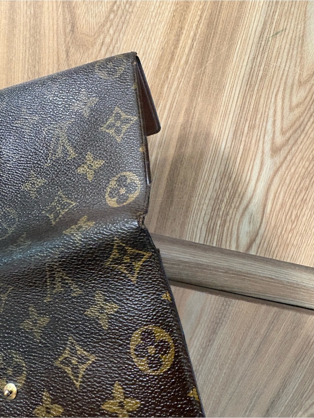 Authentic Louis Vuitton Monogram international Trifold Wallet Vintage - Picture 6 of 15